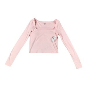 NWT PACSUN Contour Pink Soft Top Coquette Y2K Vacation Built In Bra Size M